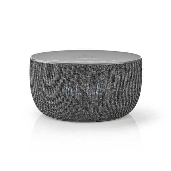 Bluetooth® Speaker met Draadloos Laden | 30 W | Tot 6 Uur Speeltijd | Wekkerradio | Grijs