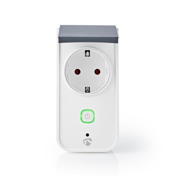 Wi-Fi Smart Stopcontact voor Buiten | Spatwaterbestendig | IP44 | Verbruiksmonitor | Schuko Type F | 16 A