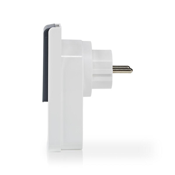 Wi-Fi Smart Stopcontact voor Buiten | Spatwaterbestendig | IP44 | Verbruiksmonitor | Schuko Type F | 16 A